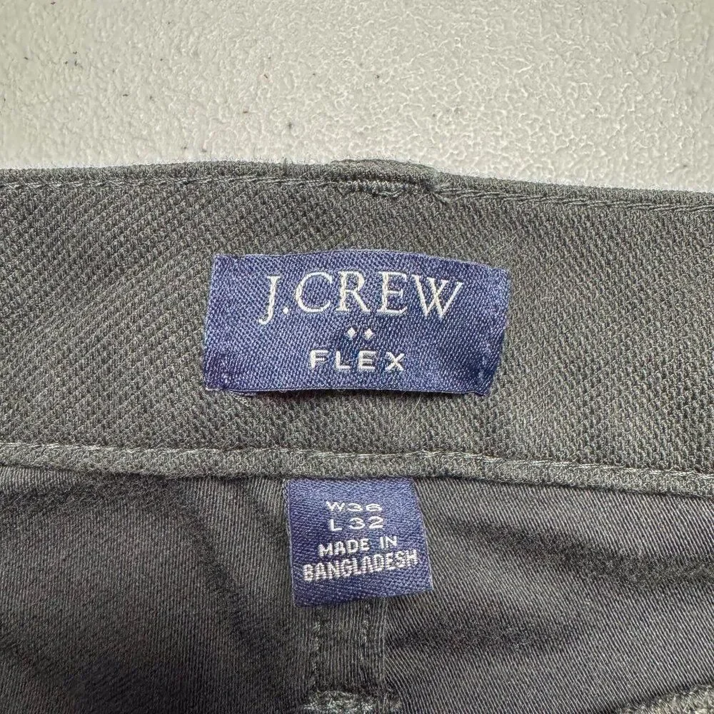 J Crew Slim Jeans Mens‎ 36 Gray Denim Straight Leg Outdoor Modern Office 37x32